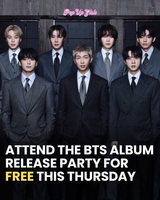 Calling all BTS ARMY! @kpop.anpanmania is letting us give away 100 FREE TICKETS to their fan-made “ARIRANG” BTS Album Release Party! 💜⚠️️ COMMENT “BTS Party” to have the link and code sent to your DMs or visit our channel for the link. 💿 “ARIRANG” BTS Album Release Party @kpop.anpanmania
🗓️ March 19📍 230 Fifth Rooftop Bar, 1150 Broadway, New York, NY 10001 @230fifthrooftop⏰ Doors open 8pm
🫂 8pm: Pre-Party Social - Meet ARMY!
🎧 9:30pm: Host & DJ @hypegirlmadi
🎶 12am: ARIRANG Live Album Listening🔔 Only the first 100 to book with the code can claim the free tickets
🤗 General tickets will still be available for purchase after the giveaway (while supplies last)⚠️️ Eligibility & fine print:
✅ 21+ to claim
📩 How to claim: Reserve your ticket via the link with exclusive promo code#arirang #btsevent #btsarmy #nycparty