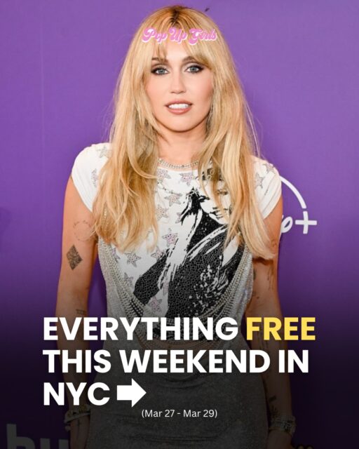 Everything Free in NYC This Weekend (Mar 27 - Mar 29)What are you most excited for?⚠️ All the events are listed and linked on the guide. To get the guide you can do ANY of these:
1. DM us “March Guide” (DM only, commenting this won’t trigger the link to send)
2. Go to our link in bio under “Everything Happening this March in NYC”
3. Check our Highlights
4. Check our Pinned Post in the Channel💜The Hannah Montana Pop Up by Maybelline @maybelline @disneyplus @hulu
🗓️ March 28 - 29🍟 👑 Melanie Martinez 𝐻𝒜𝒟𝐸𝒮 Release Day Pop Up @bnfifthavenue @littlebodybigheart
🗓️ March 27💿 Slayyyter In-store appearance at Urban Outfitters Herald Square @urbanoutfitters @slayyyter
🗓️ March 27🍺 Coffee mate Harry Potter Butterbeer Cafe @coffeemate @harrypotterstyle @harrypotter
🗓️ March 27 - 28👗 The Art of Betsey Johnson x Shopify @betseyjohnson @shopify
🗓️ March 27 - 29📝 More details + links in our March guide (linked in bio). If you’re seeing this and thinking “oh no I’m seeing it too late” please follow our Instagram Broadcast Channel or subscribe to our Substack! All of these events were posted on our March Guide in advance and channel followers were notified each time the guide was updated.#hannahmontana #hannahmontana20 #slayyyter #betseyjohnson #melaniemartinez