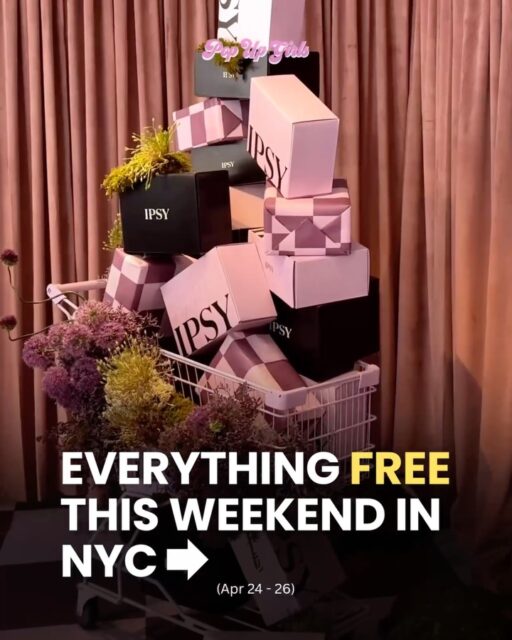 Everything Free in NYC This Weekend (Apr 17 - 19)What are you most excited for?⚠️ All the events are listed and linked on the guide. Link in bio under “Everything Happening this April in NYC”💄 IPSY Pop Up
🗓️ April 24 -25🎤 Kehlani x Complex Pop Up
🗓️ April 25
⭐See our previous post for all the details🛒 Special Delivery by Shipt
🗓️ April 25🌎 Car-Free Earth Day
🗓️ April 25
⭐ Enter code “LYFTEARTHDAY26” on the “Day Pass” tab of the Citi Bike app🧳 Away Glow & Go Pop Up
🗓️ April 26#ipsypopup #ipsy #kehlani #citibike #nycthisweekend