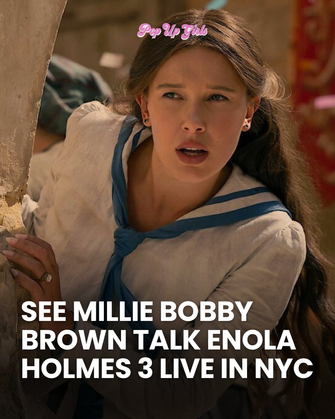 Millie Bobby Brown is previewing Enola Holmes 3 live in NYC and you can be in the room! 🔍Millie will be at @92ndstreety talking the new film, sharing exclusive clips, and her taking us on the full evolution from Stranger Things to producing and starring in Enola Holmes 3.🗓️ Wednesday, June 24
⏰ 6 PM
📍 Geffen Stage at Kaufmann Concert Hall, 92NY
🎟️ Tickets from $35
📩 Comment "June" and we'll send you the full NYC Event guide with the link to this and more events straight to your DMs
📩 You can also check our link in bio under "Everything Happening in NYC this June"
#enolaholmes #milliebobbybrown #enolaholmes3