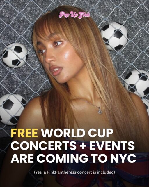 You don’t have to be a soccer fan to enjoy the World Cup in NYC ⚽🗽PinkPantheress is just the beginning. We pulled together every World Cup event happening across all five boroughs (and from our neighbors) watch parties, pop-ups, fan zones, and the moments worth actually showing up for.🔗 DM us a “⚽” and we’ll send the curated World Cup guide to you.#pinkpantheress #worldcup2026 #worldcup #nycworldcup