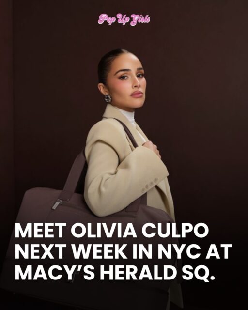🧳 Meet Olivia Culpo at Macy’s Herald Square🗓️ June 24
⏰ 6:00 PM
📍 Macy’s Herald Square, 151 West 34th Street, New York, NY🎟️ How to score your exclusive meet & greet ticket:🛒 Be one of the first 100 customers to purchase $200 or more in Samsonite luggage, or 2 pieces from the Chocolate Mauve colorway in the Outline Pro or Better Than Basics collections, and receive an exclusive ticket to a special photo meet and greet with Olivia Culpo⚠️ In-store purchase only, while supplies last. Event subject to change or cancellation.#oliviaculpo #MacysHeraldSquare #popupgirlsnyc #thingstodoinnyc