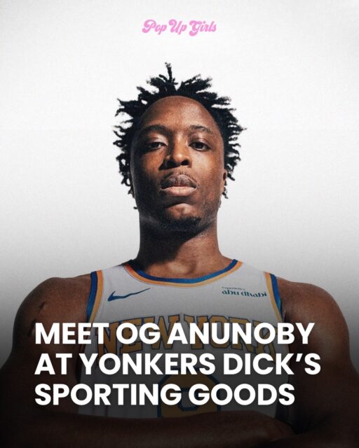 🏀 Meet Knicks forward OG Anunoby at Dick’s Sporting Goods🗓️ Wednesday, June 17
⏰ 6:00–7:00 PM
📍 Dick’s Sporting Goods, 45 Fitzgerald Street, Yonkers, NY 10710This one’s today, so if you’re free this evening, head to Yonkers for a chance to meet OG Anunoby in person.#oganunoby #knicks #dickssportinggoods #knicksnation #yonkers