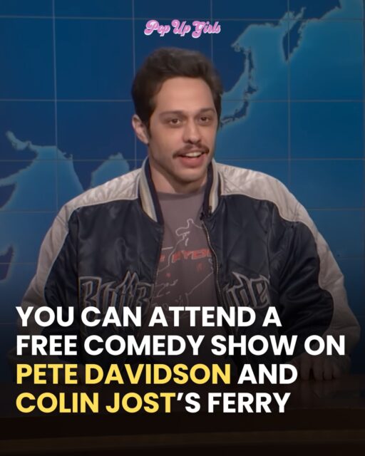 Pete Davidson and Colin Jost are hosting a free comedy club for one night only on their ferry.Free Snapple, free laughs, free tickets. Lineup TBA.🚨 A limited number of free ticket drop daily at 3 PM from September 3–8. One pair per person.🗓️ Thursday, September 17
⏰ Doors 7 PM, show 8:30 PM
📍 Pier 17, 89 South Street
🎟️ FreeDM us “⛴️” or “Pete” and we’ll send you our September guide with the link to this and more straight to your DMs📩#petedavidson #colinjost #snapple #nyccomedy